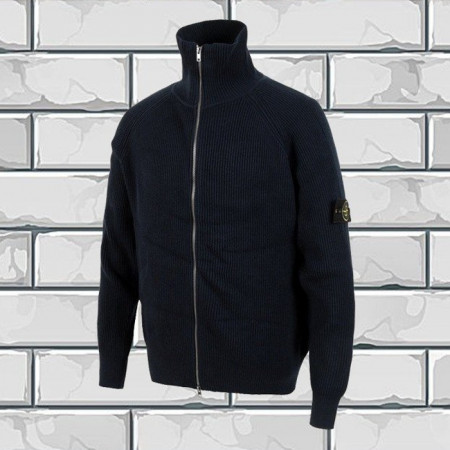 STONE ISLA*D   20026_ST 애니멀 하이넥 니트집업