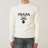 PRA*A   밀라노 로고 크루넥 스웨터