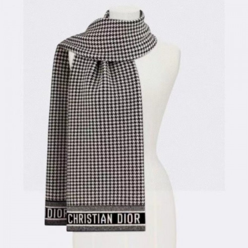 DI*R   2024 자가드 로고 숄머플러