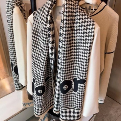 DI*R   2024 체크로고  숄머플러