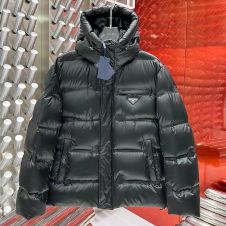 PRA*A   새드로고 덕다운 패딩 33