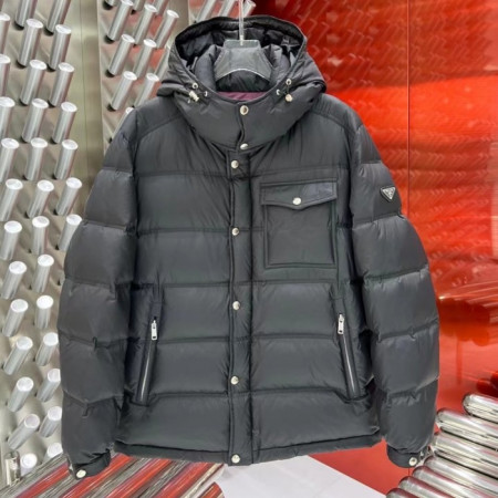 PRA*A   새드로고 덕다운 패딩 27