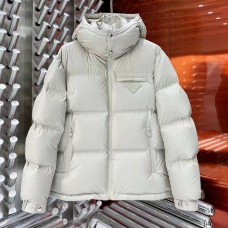 PRA*A   새드로고 덕다운 패딩 9