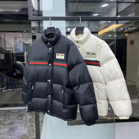 GUC*I   새드로고 덕다운 패딩 1