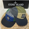 스톤아일*드 STONE ISLAND 블랙와팬 배색 캡 모자