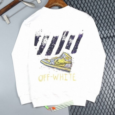 오프화*트 X DI*R   콜라보 하이탑 맨투맨