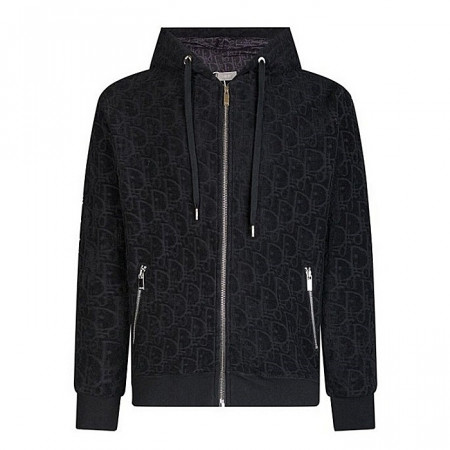 DIOR 오블리크 쟈카드 릴렉스드 후디집업