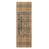 BURBERRY 로고 체크 머플러