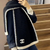 CHANEL CC로고 배색 머플러