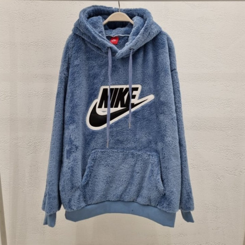 NIKE   레더패치 보아털 후드