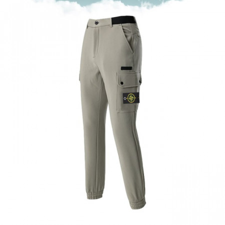 스톤 아일*드   하프 밴딩 기모 카고 팬츠