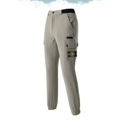 스톤 아일*드   하프 밴딩 기모 카고 팬츠