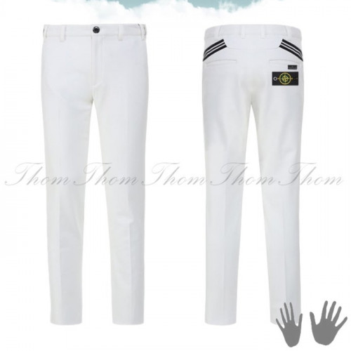 스톤 아일*드   슬림핏 밴드 기모 밴딩 팬츠