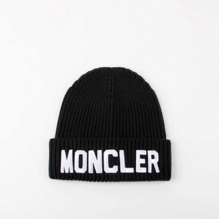 몽클*어   레터링 패치 골지 비니