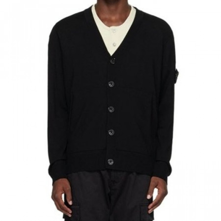 스톤 아일*드   와펜 브이 버튼 가디건