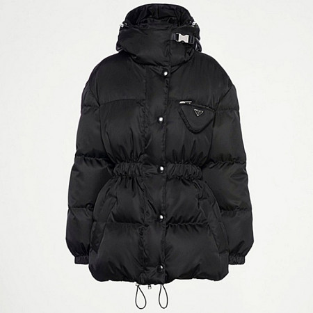 PRADA 리나일론 포켓 디테일 패딩 재킷