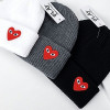 COMME des GARÇONS 하트 로고 베이직 비니