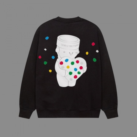 루이*통   땡땡이 선물몬 맨투맨