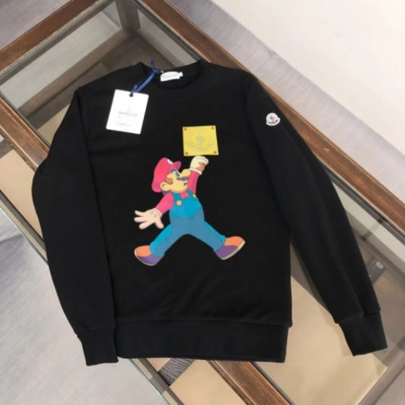 몽클*어   레드마리오 골드버튼 맨투맨