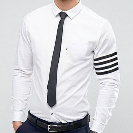 톰브*운   암사선 베이직셔츠