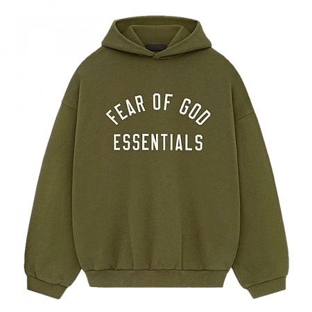 FEAR OF GOD ESSENTIALS 바시티로고 후디