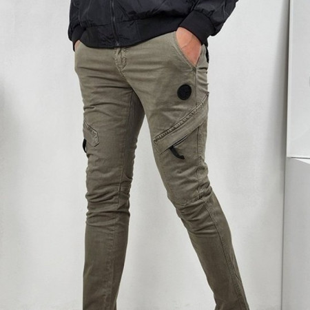 스톤 아일*드   더블 지퍼 밴더 팬츠 [고급]