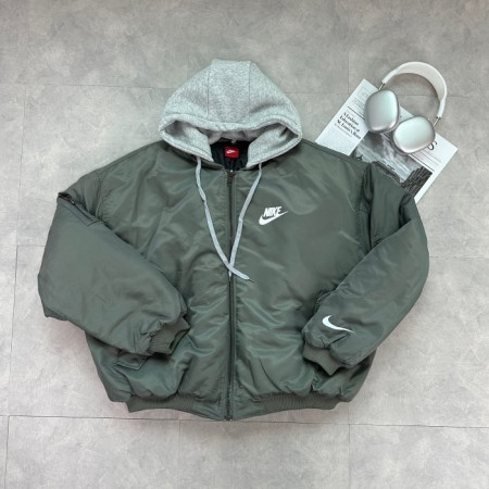 NIKE   로고 대쉬 후드 항공점퍼