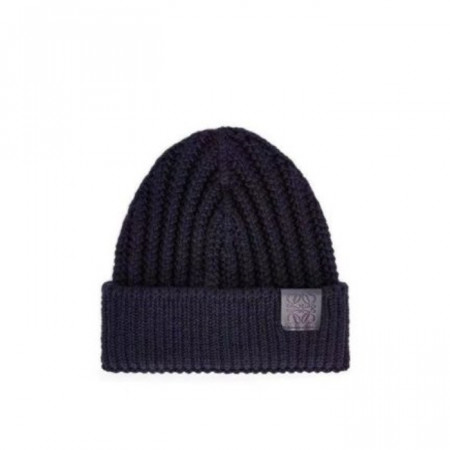 LOE*E   올 블랙 시그니처 비니모자