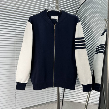 톰브*운   블루종 집업