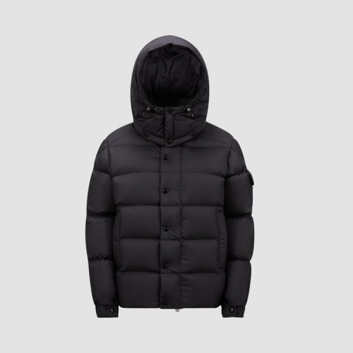 Moncler Maya 70 후드 쇼트 다운 재킷 - 블랙