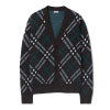 BURBERRY 울블랜디드 체크 가디건