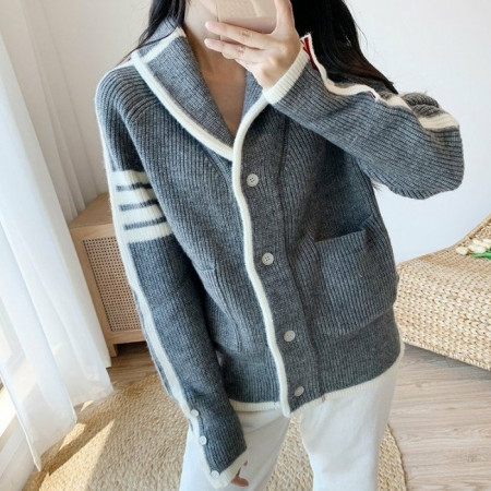 톰브*운   T 카라라인 니트 가디건 (6611)