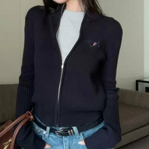 톰브*운   T헥터 풀집업 자수니트 (T846)