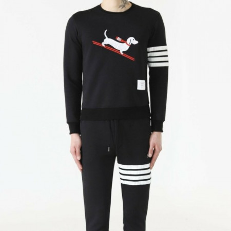 톰브＊운   도그 4바 사선 맨투맨 & 조거 SET