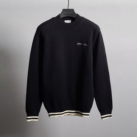 DI*R   로고자수 캐시미어 니트