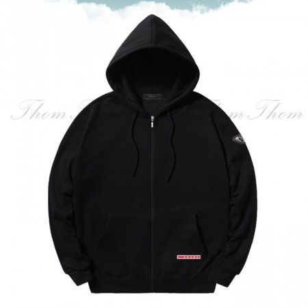 PRA*A   데라 시보리 기모 후드집업