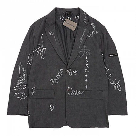 BALENCIAGA 그래피티 스케이터 테일러드 자켓