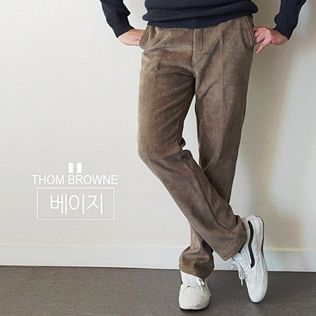 톰브*운 THOM BROWNE 듀로이 기모 팬츠