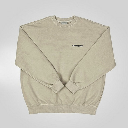 칼하트 CARHARTT 스크립트 자수 피그먼트 맨투맨