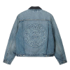 STUSSY x LEVI 엠보스로고 데님자켓