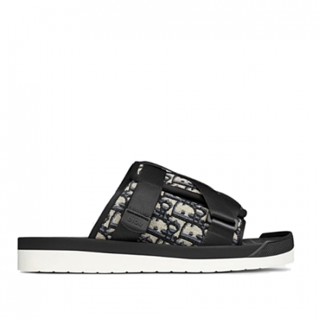 DIOR 디* 오블리크 자카드 알파 샌들