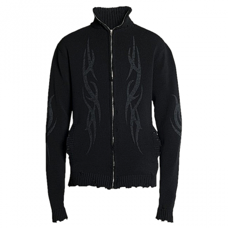 BALENCIAGA 디스트 트라이벌 집업가디건