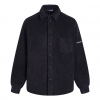 BALENCIAGA 브러쉬드 플리스 오버 셔츠자켓