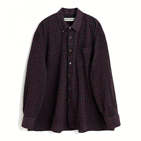 OURLEGACY 소포모어 울체크셔츠