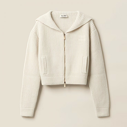 미우 MIUMIU 울&캐시미어 니트 가디건