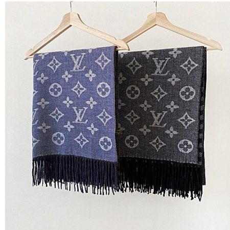 루이*통 LV 로고 양면 울 머플러