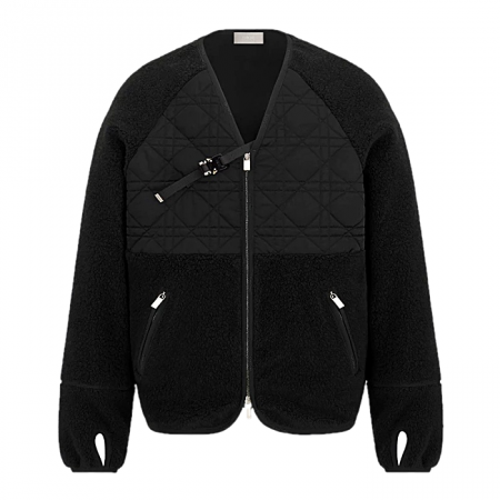 DIOR 까나쥬 지퍼 퀼팅 자켓