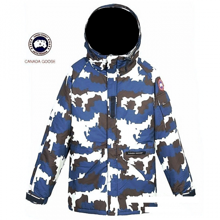 CANADA GOOSE 데저트 패턴 방풍 스키파카