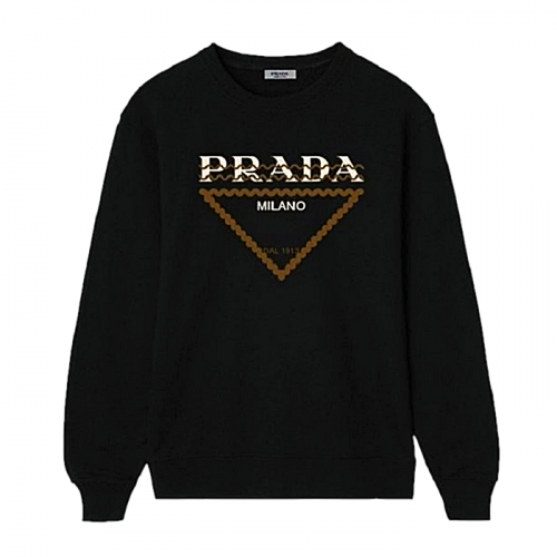 프*다 PRADA  웨이브 로고 맨투맨