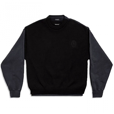 BALENCIAGA 하이브리드 오버 스웨터